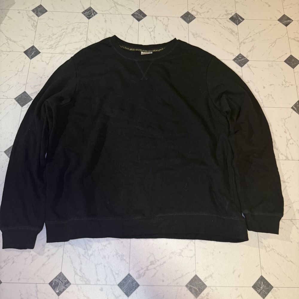 Wondershop at Target Black Crewneck Pullover Sweatshirt Women's Large